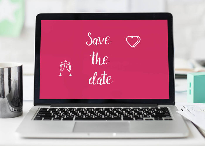 Save the date DIY 