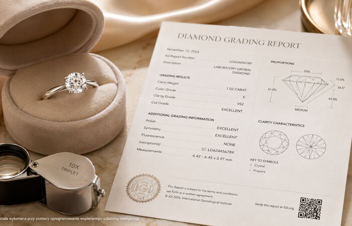 Dlaczego niezależny raport gradingowy diamentu ma znaczenie?