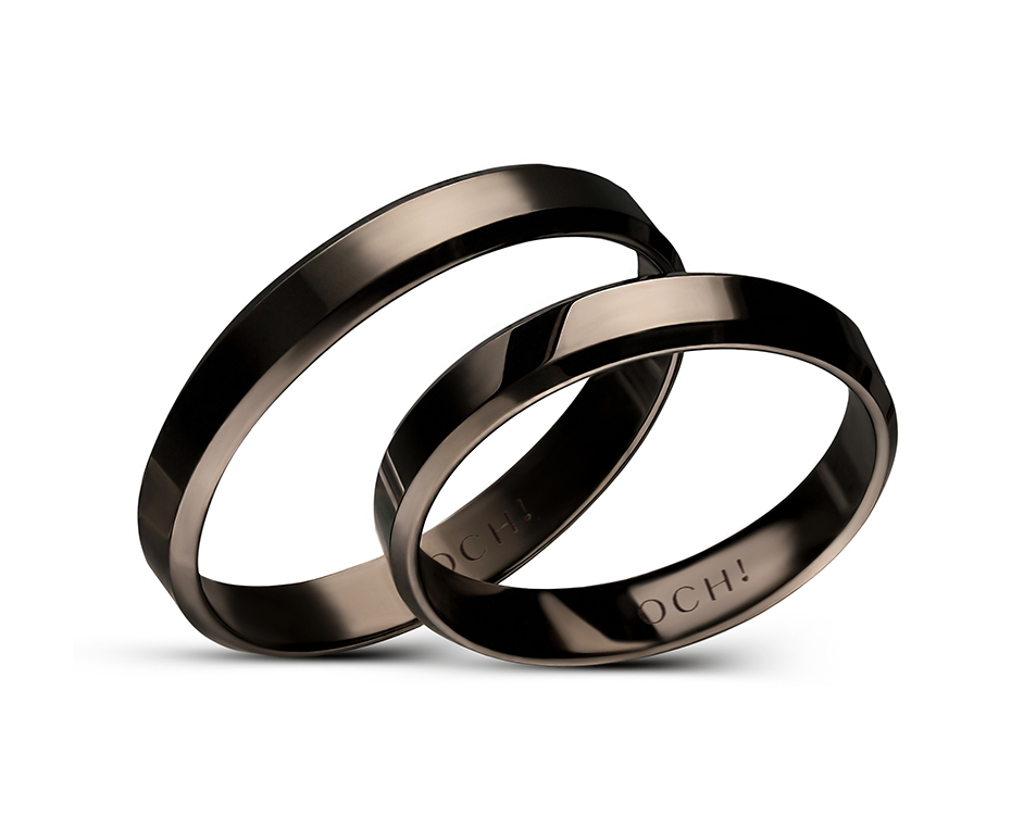 Obrączki z czarnego złota