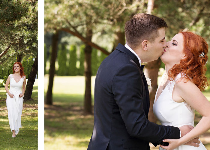 Zdjęcia ślubne first look 