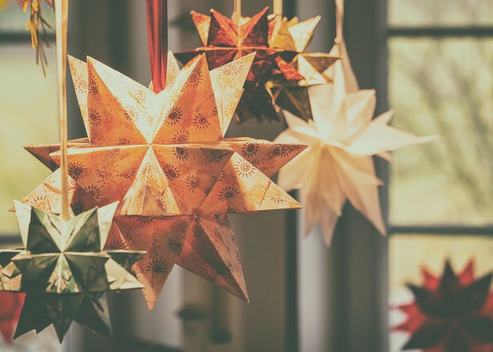 Ozdoby świąteczne z papieru