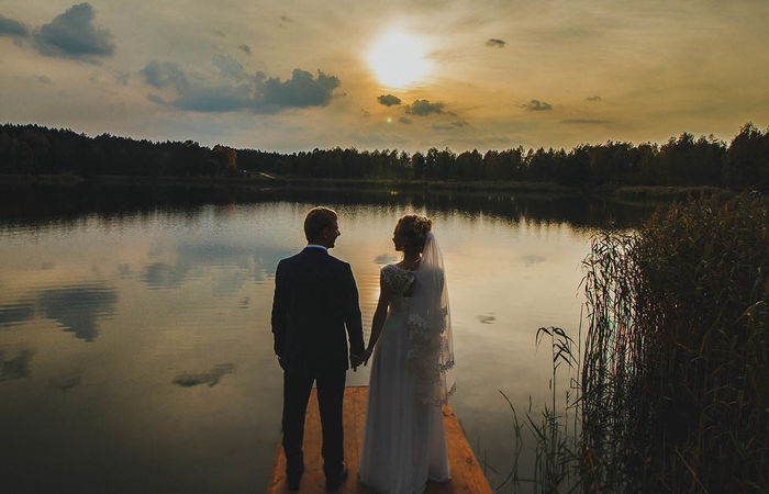 Ślub nad jeziorem