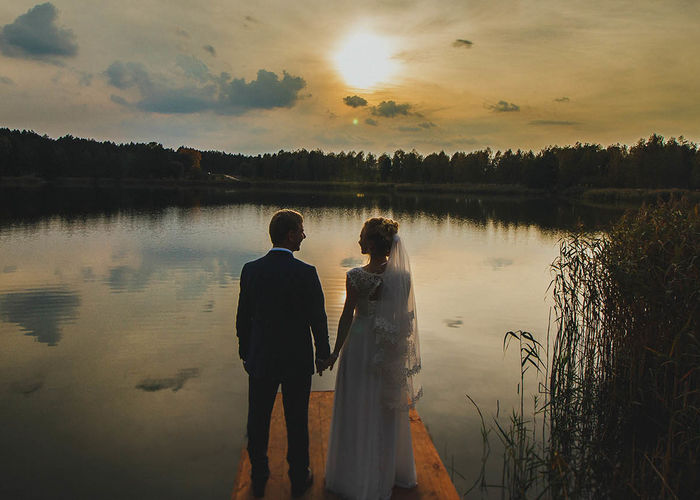 Ślub nad jeziorem