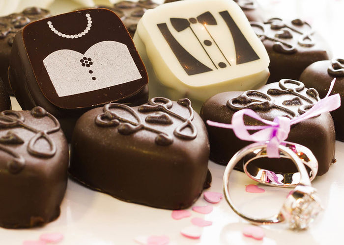 Czekoladowe 3D na weselu