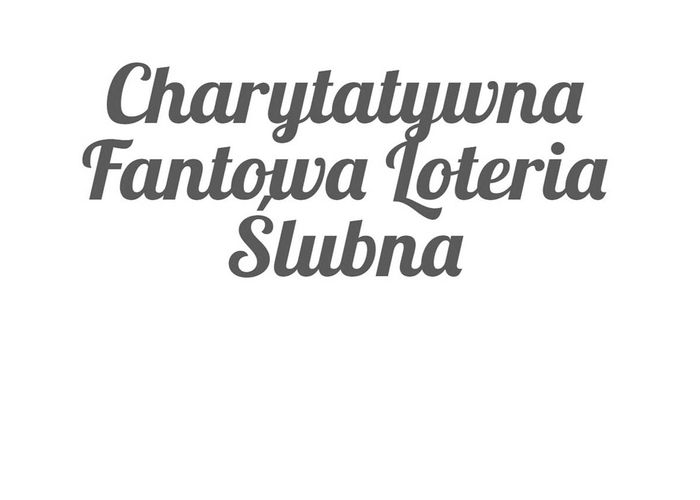 Charytatywna Loteria Ślubna