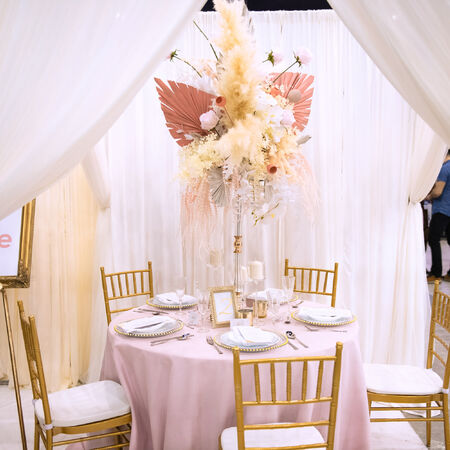 dekoracja sali weselnej okragly stol targi slubne katowice mck