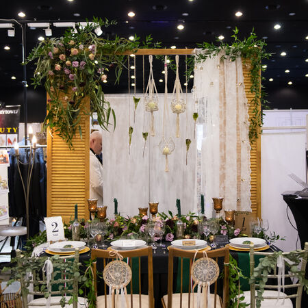 dekoracja stolu weselnego targi slubne mck katowic 